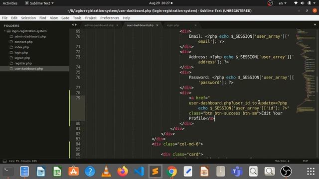 26 Create User(user) dashboard Edition Form - PHP Myanmar Programming Tutorials смотреть онлайн
