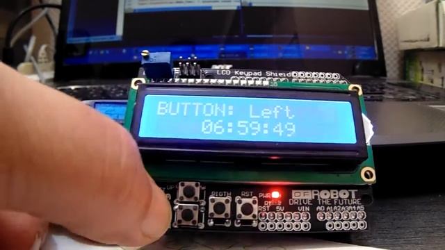 Живой пример работы LCD 1602 Keypad shield для arduino, ПАРОЛЬ 123123 смотреть онлайн