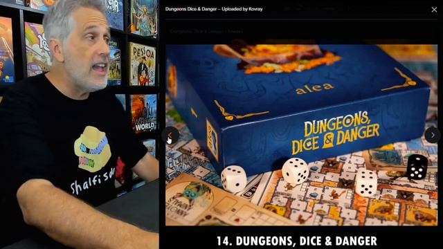 Dungeons Dice & Danger - the designer of Magic: The Gathering does a roll & write!? смотреть онлайн
