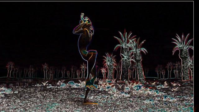 (REMIX) PATILA THE FROG IN REVERSE NEON OUTLINE DANCE VERSION // SUPERB FX /DamSamTv