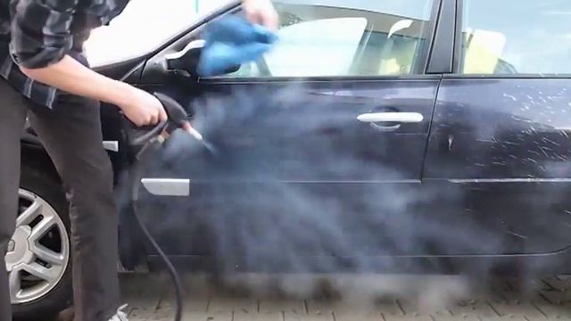Парогенератор Optima. Паровая чистка автомобиля. смотреть онлайн