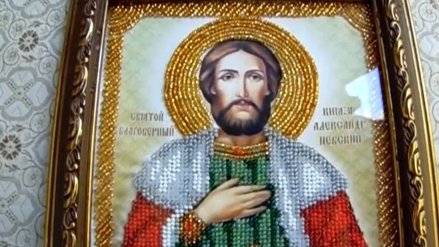 Именная икона "Александр". Оформленная работа смотреть онлайн