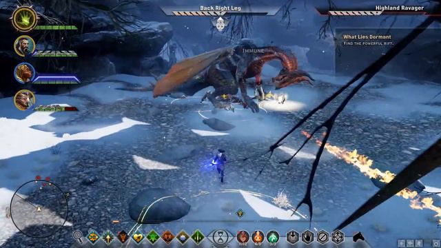 Dragon Age Inquisition: Dragon Boss Fight смотреть онлайн