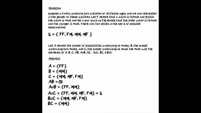 Statistics - Set Theory смотреть онлайн