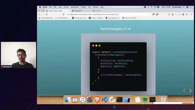 Authentication with AWS/React-Navigation-v5 - Sankhadeep Roy | React Native Remote Meetup, June 202 смотреть онлайн