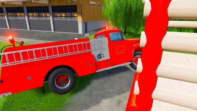 TRANSPORTING VOLKSWAGEN, CHEVROLET, DODGE, DACIA, VOLKSWAGEN ALL POLICE CARS WITH TRUCKS! FS22 смотреть онлайн