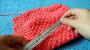 Шапка спицами Вязание по кругу узор Звездочки в шахматном порядке. Knitting(Hobby).