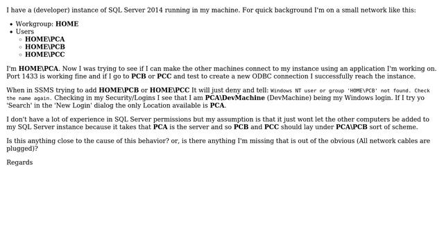 Databases: Adding a local user account into SQL Server смотреть онлайн