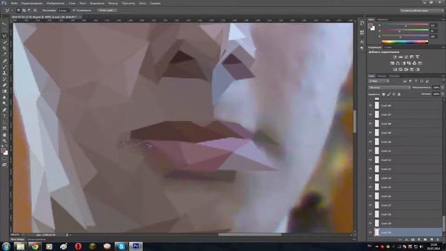 Фотошоп. Низкополигональная обработка фотографии. Photoshop Low Poly self-portrait [Drovosek] смотреть онлайн