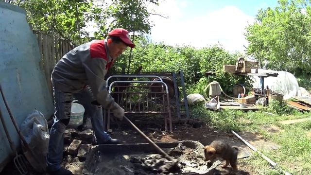 Баня своими руками!!! 2 часть!!! Леха Движуха!!! смотреть онлайн