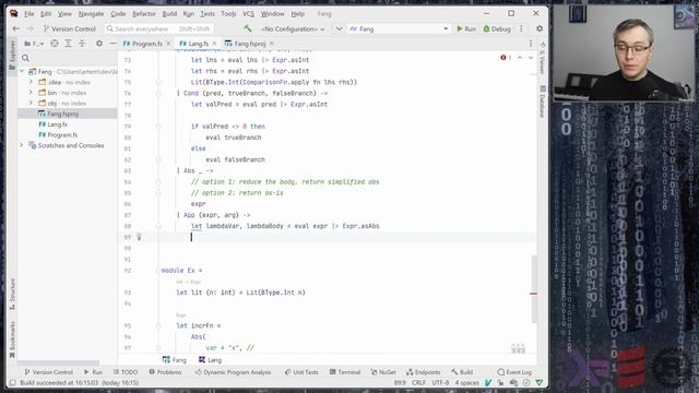 Writing a compiler. Term reduction via substitution смотреть онлайн