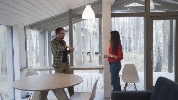 Обзор дома 65 кв.м. Проект каркасного дома. Дубльдом обзор. Модульный дом