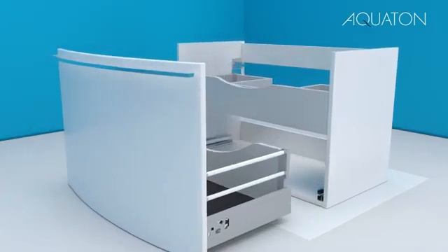 Как самостоятельно отрегулировать подвесную тумбу Акватон смотреть онлайн