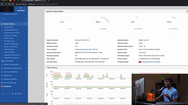 How to Install and Use Virtualmin (and Webmin) on Debian (with multiple domains) смотреть онлайн