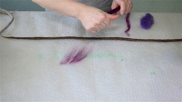 Валяный жгут - Технология изготовления ремня для сумки смотреть онлайн