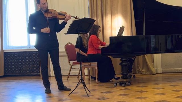 Franck Sonata 1st mov Maxim Rysanov viola, Katya Apekisheva piano смотреть онлайн