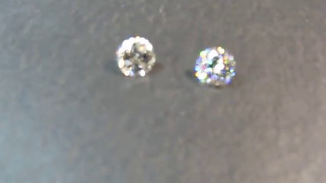 Diamond CZ (Cubic Zirconia) side by side смотреть онлайн