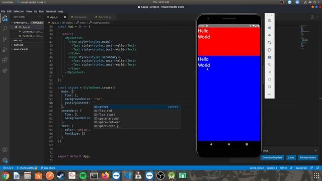 Basics of FlexBox with React Native. Layout and Styling смотреть онлайн