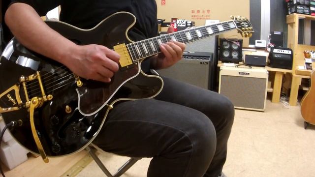 Gibson Memphis ES-355 Bigsby Crunch + Gain Boost смотреть онлайн