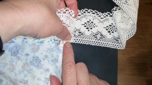 Юбка клёш, как правильно пришить кружево.