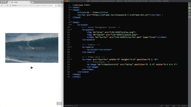 Video (A-Frame Tutorial - WebVR) смотреть онлайн