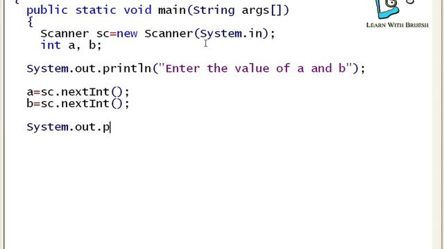 33 Swapping of two numbers without using third variable in java смотреть онлайн