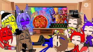 реакция fnaf и fnia на сумочкин обзор five nights at freddy's 3 (gacha club)