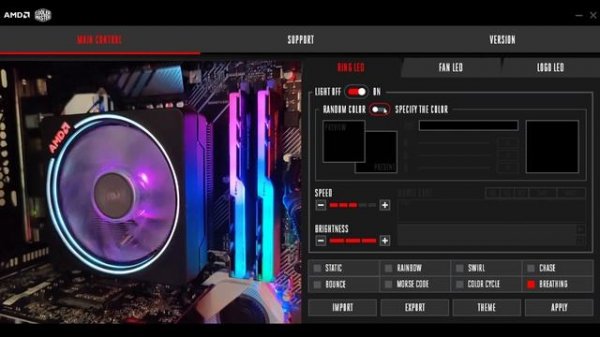 How to Control AMD Wraith Prism Cooler RGB (and more)