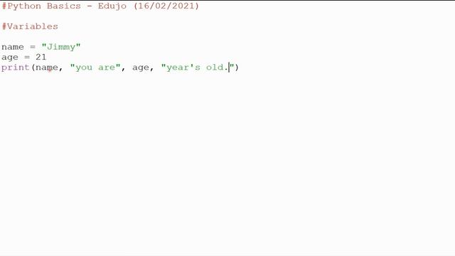 #4 - Introduction to Python: Variables смотреть онлайн
