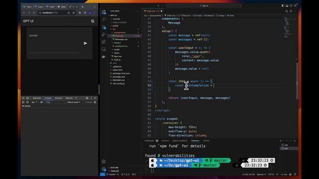 Connecting VueJS with ChatGPT Apis: Part-1 смотреть онлайн
