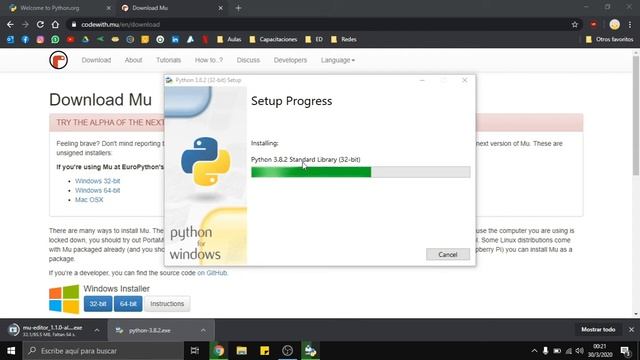 Instalar Python e IDE MU смотреть онлайн