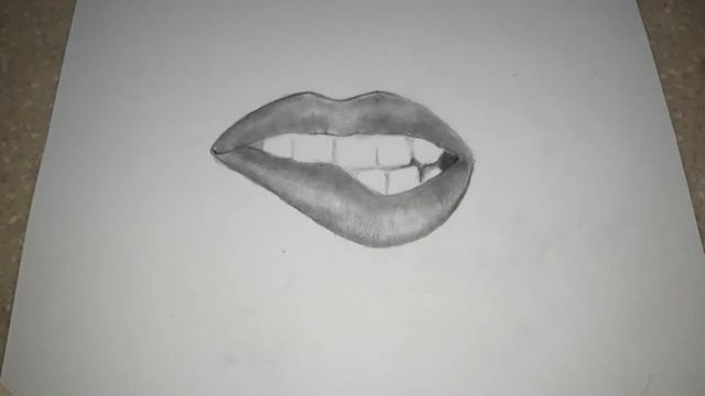 How To Draw A Bite Lip смотреть онлайн