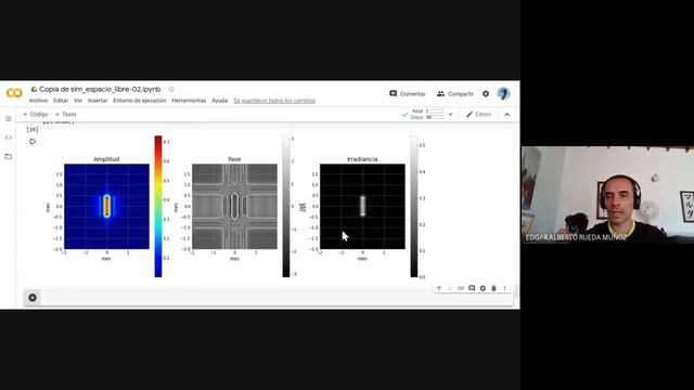 Simulación de la propagación de la luz en el espacio libre con Jupyter Python - parte 3 смотреть онлайн