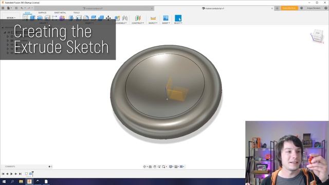 3D Model a Makercoin in Fusion 360! Updated Tutorial смотреть онлайн