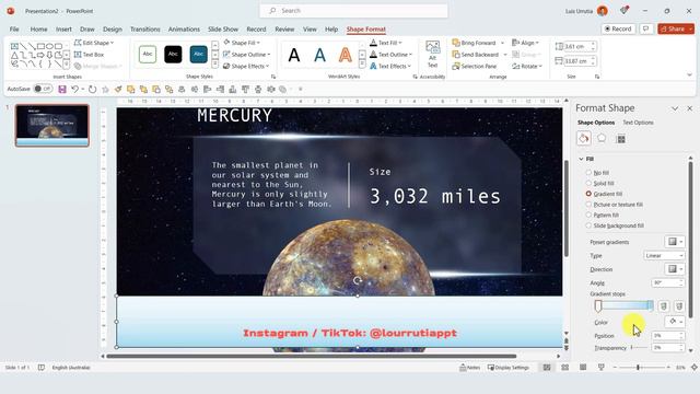 PowerPoint MORPH TRANSITION Tutorial (Step-by-step Planets Presentation 🪐) смотреть онлайн