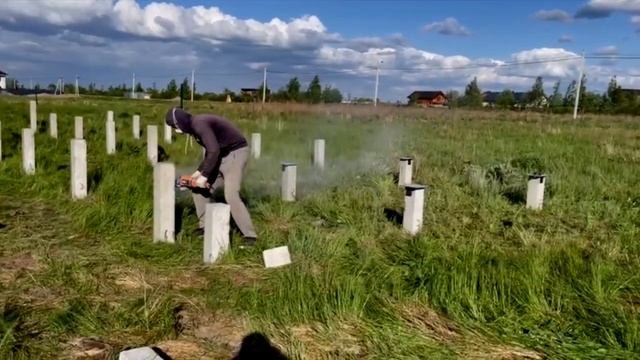 Закончили Возведение ЖБ Фундамента смотреть онлайн