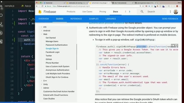 Day 8 - Morning, part 2: Add Google authentication via Firebase - XTBC 2017 Session 3 смотреть онлайн