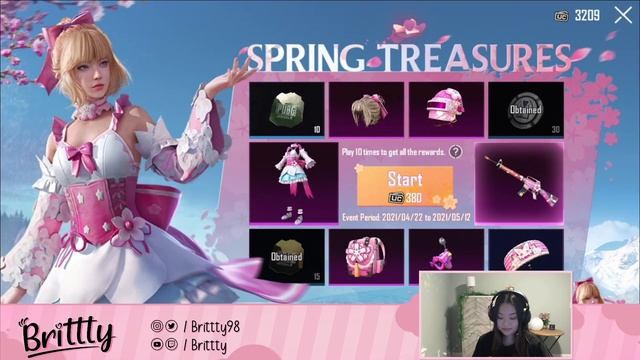 NEW Snow Sakura Set LUCKY SPIN - PUBG MOBILE смотреть онлайн
