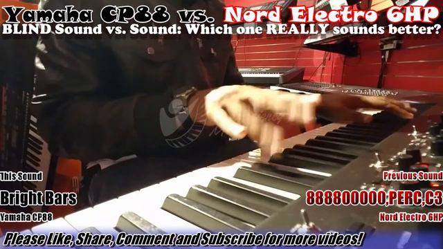 Yamaha CP88 vs Nord ELECTRO 6HP: BLIND Sound vs Sound Comparison! Which one REALLY sounds BETTER?