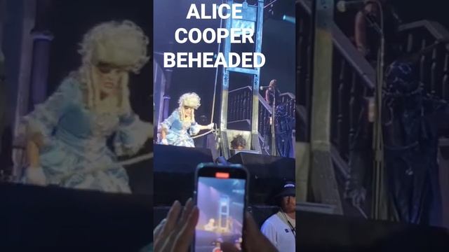 Alice Cooper's Beheading by his wife in a concert Raleigh, NC August 2023 смотреть онлайн