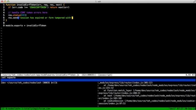 35 - Protecting against CSRF attacks in Node смотреть онлайн