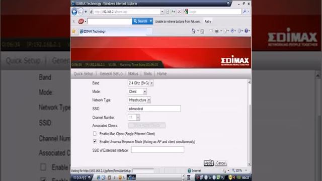EDIMAX BR-6204WLG client mode new смотреть онлайн
