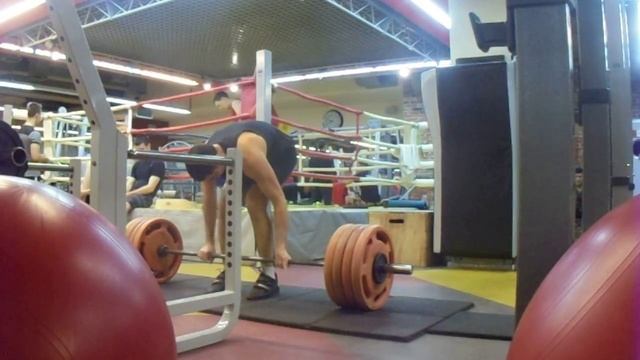 Становая тяга 222.5 кг  Норматив мастера спорта по версии AWPC в весовой категории до 90 кг