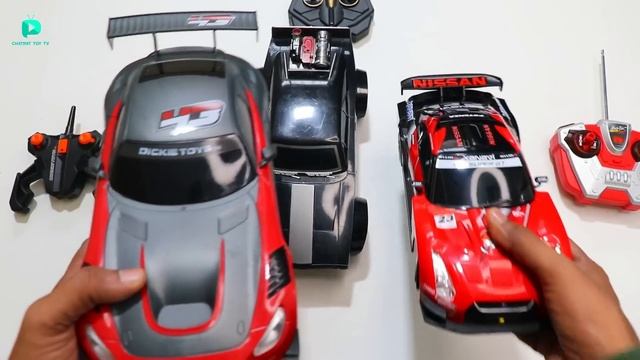 High Speed RC Mercedes AMG GT3 Car Vs Nissan GTR Unboxing - Chatpat Toy Tv
