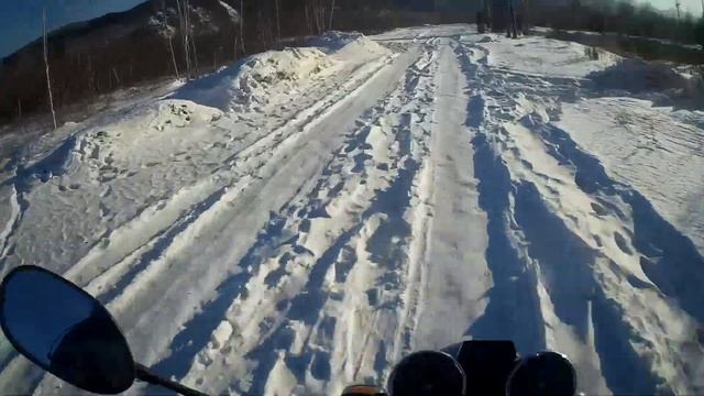 Зимняя покатушка!!! На Racer RC110N (trophy) и ABM ALPHA 2 ZW110-2 смотреть онлайн