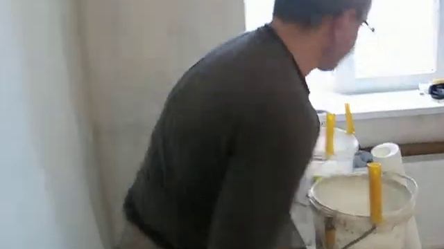 Поклейка флизилина, 4 ролик, целое полотно