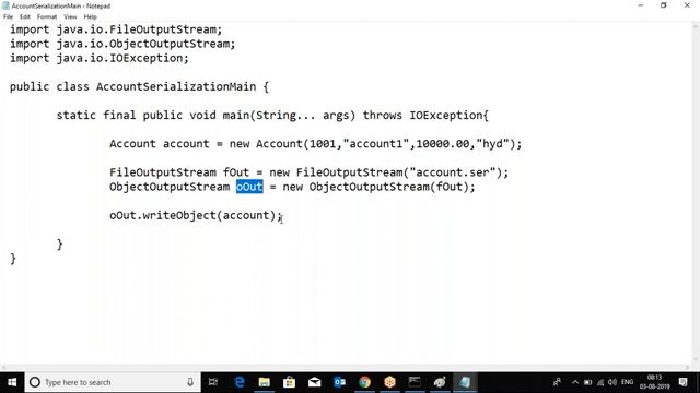 Week 8 - Session 6(Serialization) смотреть онлайн