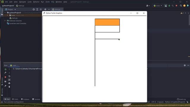 Indian Flag using Python #python #coding смотреть онлайн