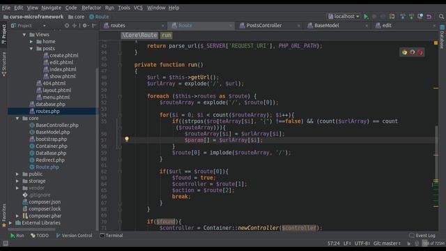 #29 Curso PHP Micro Framework do zero - Atualizando dados no banco parte 03 смотреть онлайн