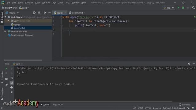 Python Dersleri: 28 - METİN DOSYALARI смотреть онлайн